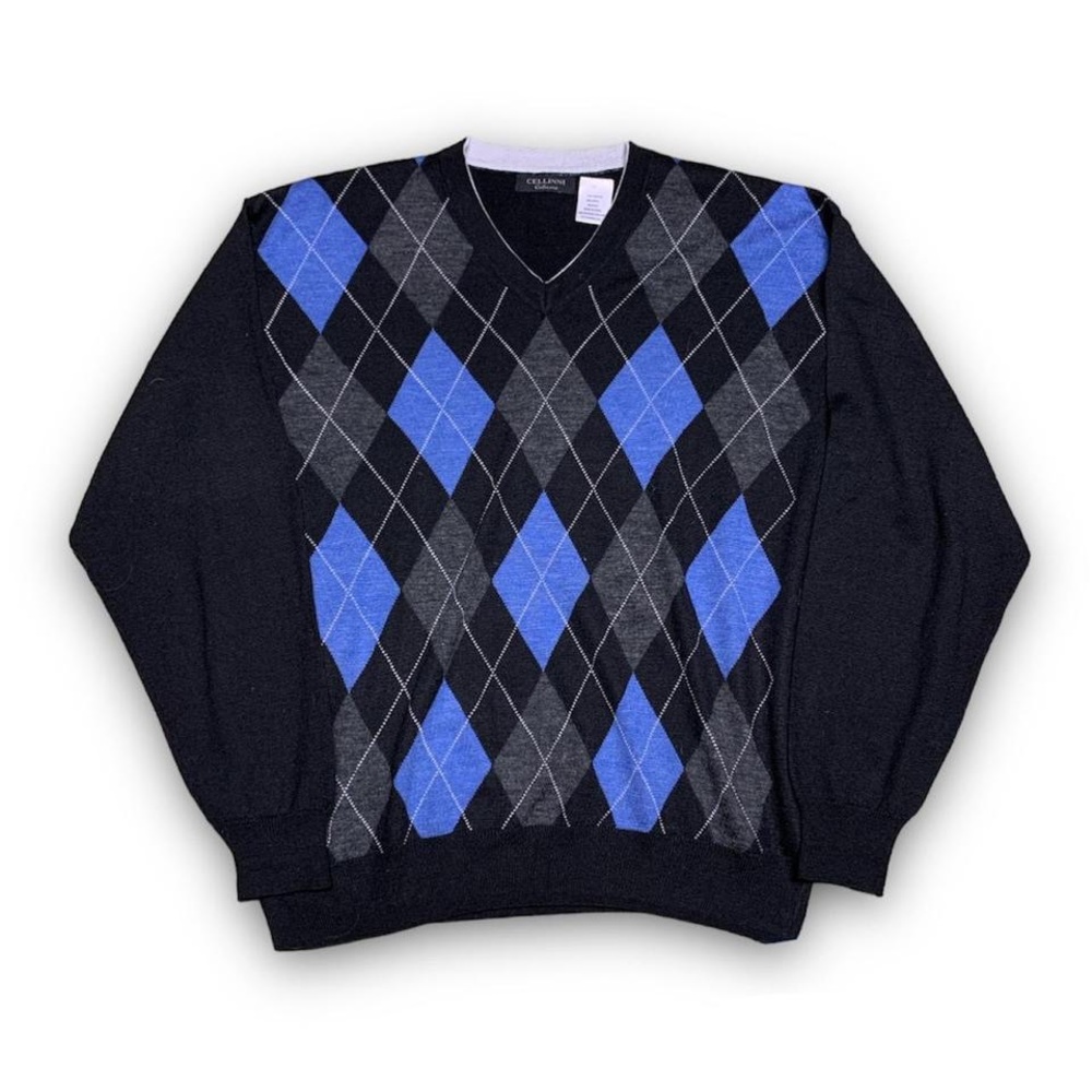 Vintage Y2K Grunge Kurt Cobain Style Cellinni Knit Sweater
